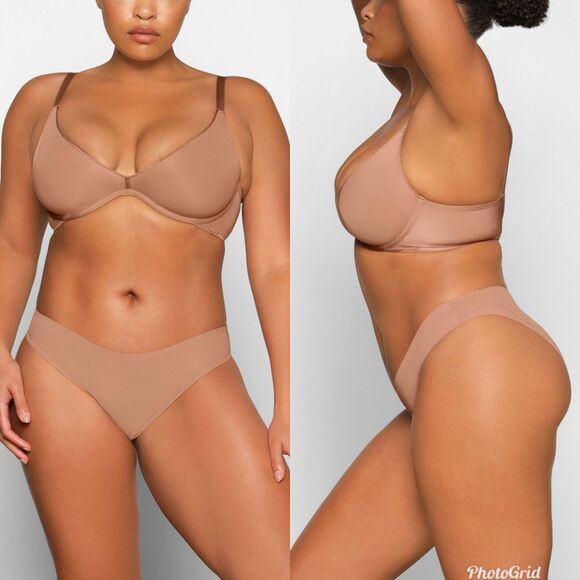 Skims WEIGHTLESS SCOOP BRA Tan Underwire Bra - Picture 1 of 9